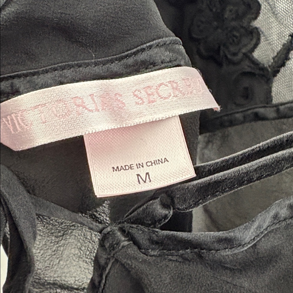 Victoria's Secret Sheer Lace Babydoll Top Size Medium Lingerie - Picture 7 of 7
